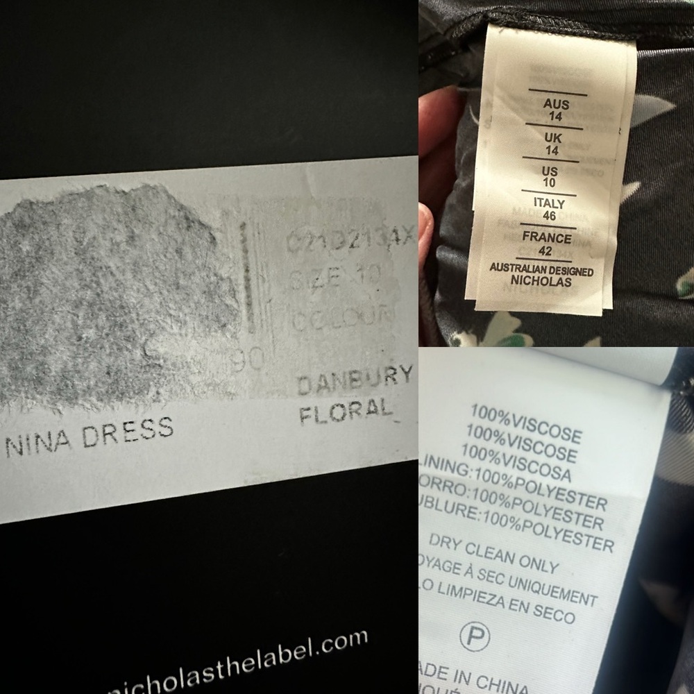 NICHOLAS Nina floral-print satin maxi dress, size 10
 $395
Size: 10
NICHOLAS
NWT - Picture 6 of 12